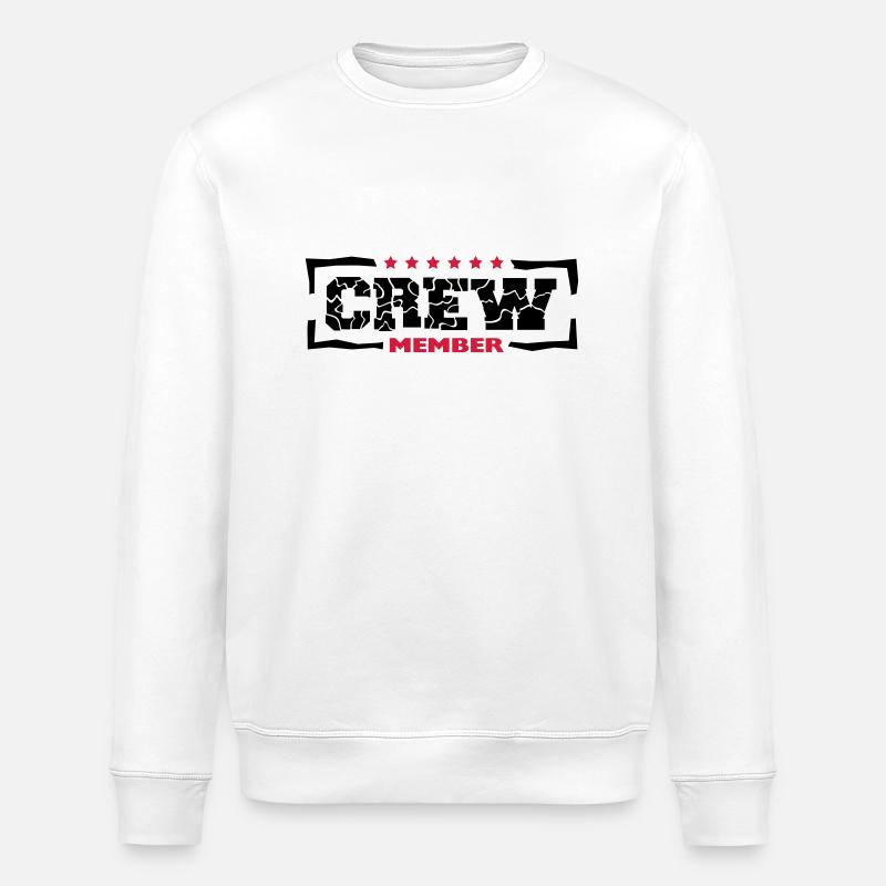 Crew Member Design - Sweat bio ROLLER Stanley/Stella Unisexe - blanc