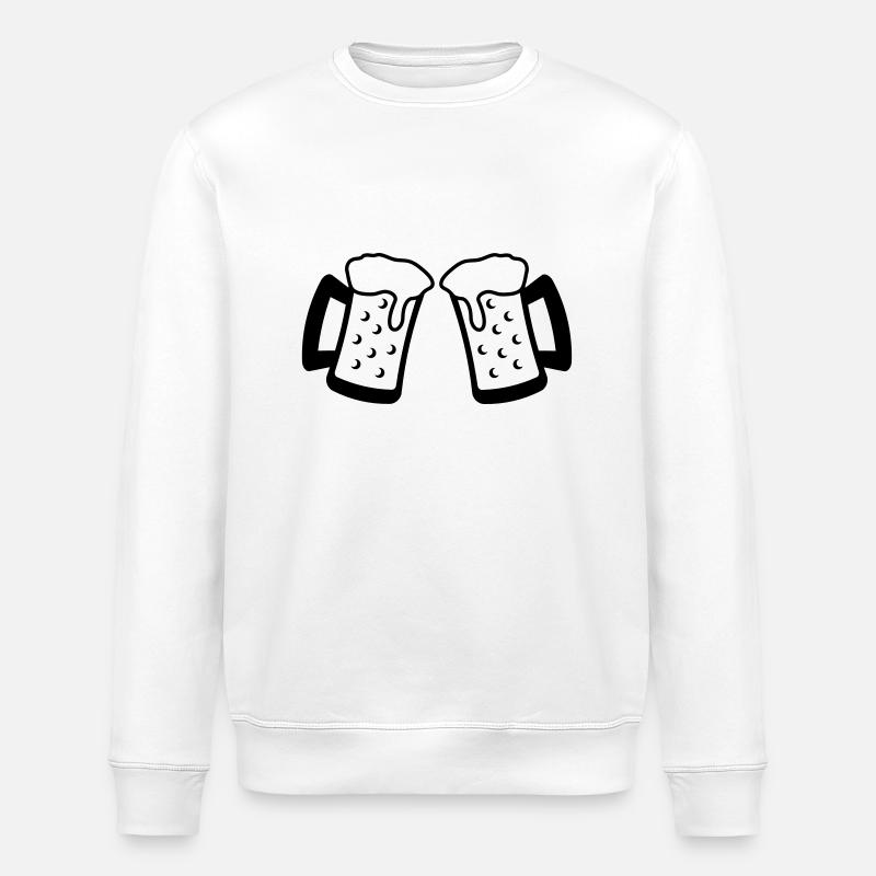 Beer - Stanley/Stella Unisex Bio-Sweatshirt ROLLER - Weiß