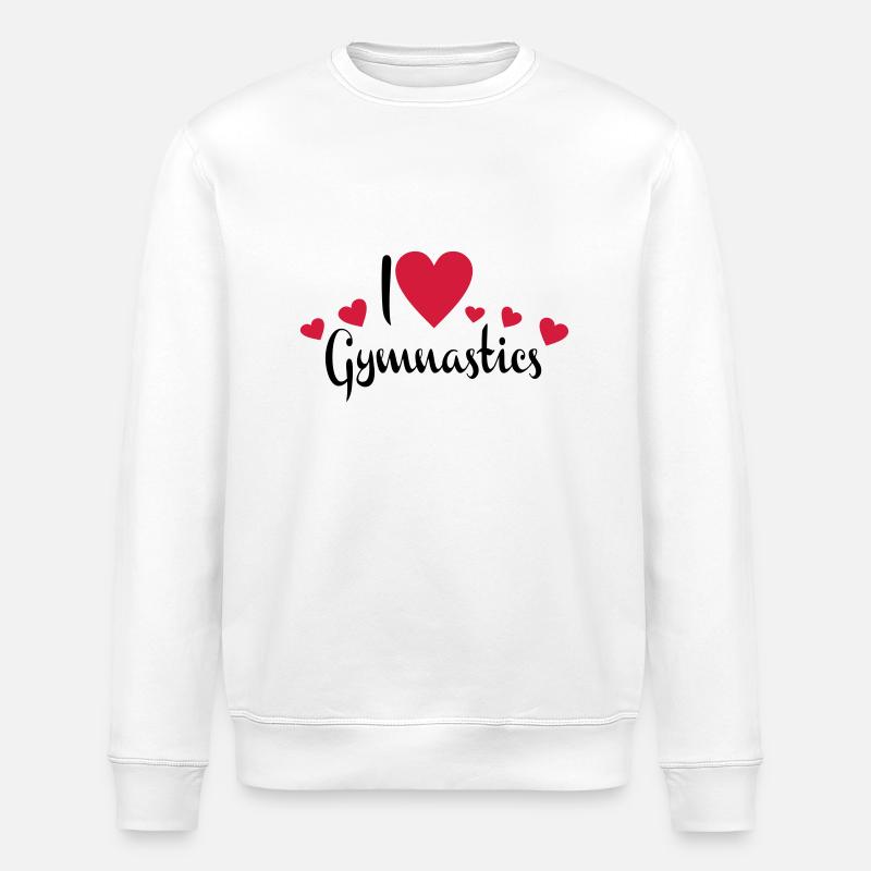 Gymnastik - Stanley/Stella Unisex Bio-Sweatshirt ROLLER - Weiß