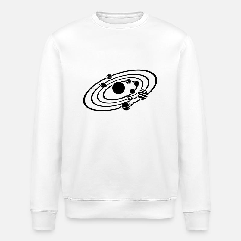 Planet - Stanley/Stella ROLLER Unisex Organic Sweatshirt - white