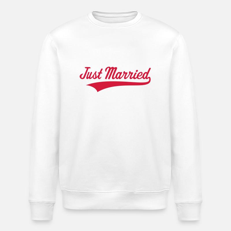 Just Married (Mariage / Noce) - Sweat bio ROLLER Stanley/Stella Unisexe - blanc