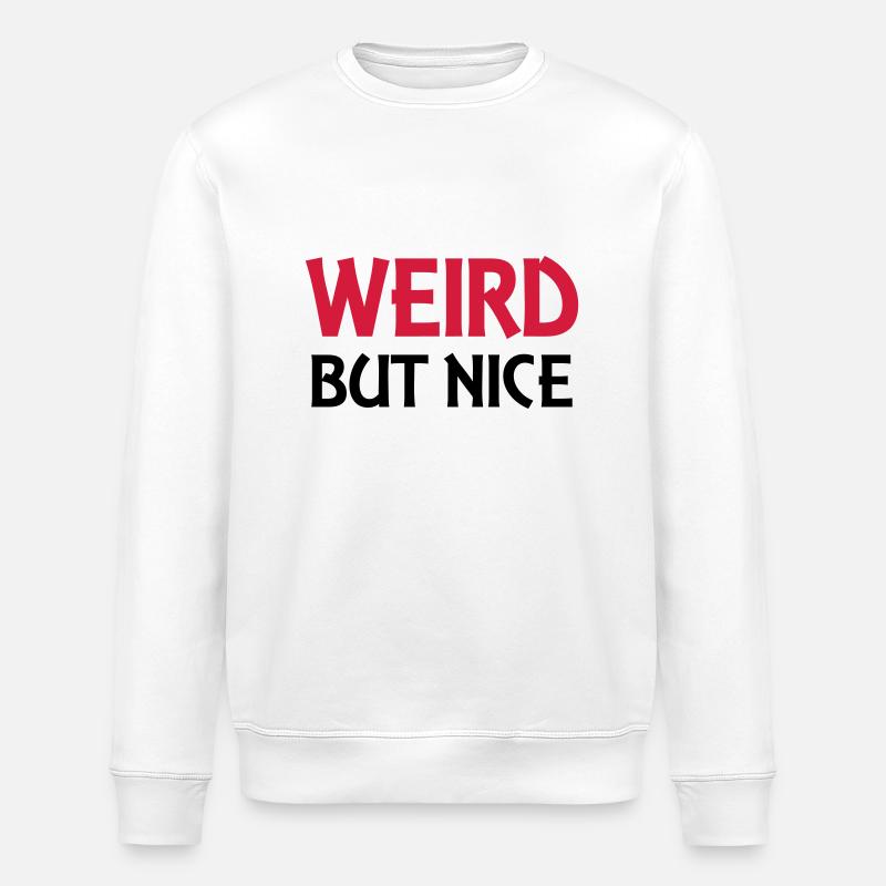 Weird but nice - Sweat bio ROLLER Stanley/Stella Unisexe - blanc