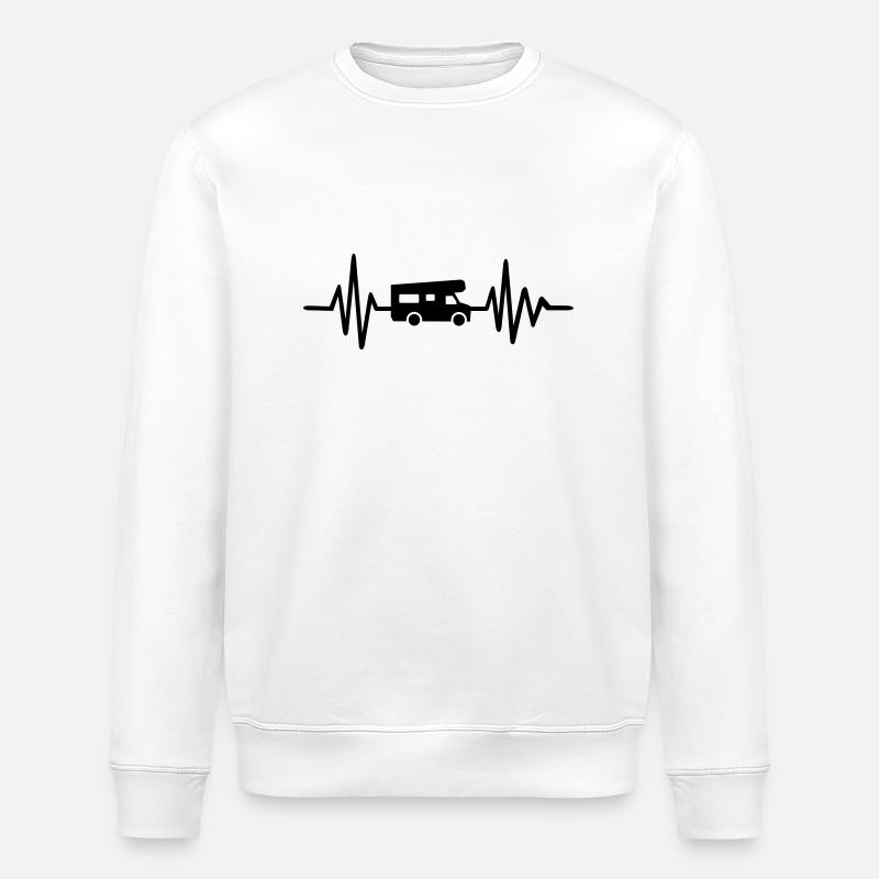 Camping - Stanley/Stella ROLLER Unisex Organic Sweatshirt - white
