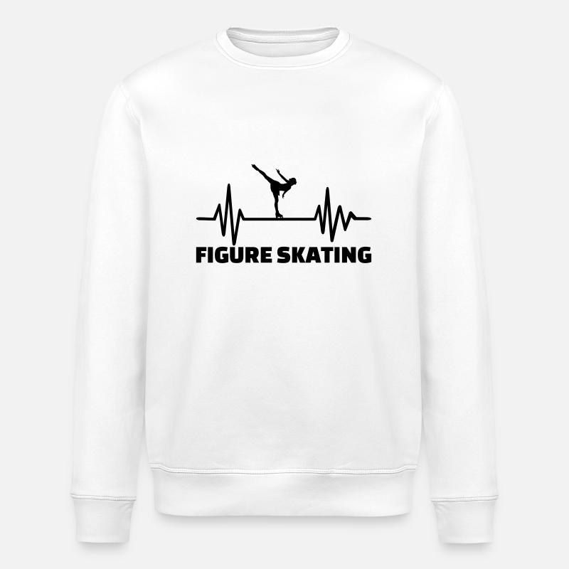 Patinage artistique - Sweat bio ROLLER Stanley/Stella Unisexe - blanc