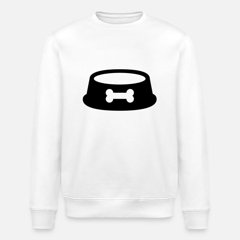 Chien - Sweat bio ROLLER Stanley/Stella Unisexe - blanc