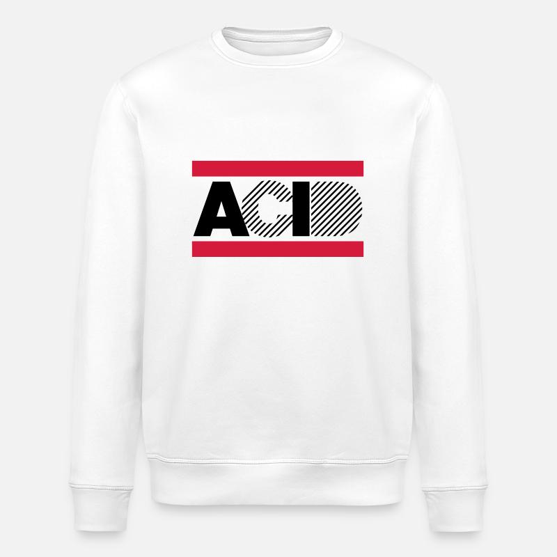 ACID - Stanley/Stella Unisex Bio-Sweatshirt ROLLER - Weiß