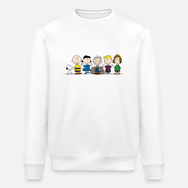 Peanuts Snoopy Et Le Gang - Sweat bio ROLLER Stanley/Stella Unisexe - blanc