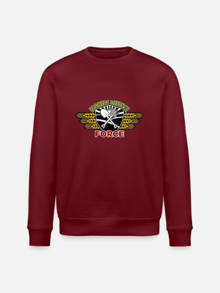 Farmers Defence Force - Stanley/Stella ROLLER Unisex Organic Sweatshirt - white