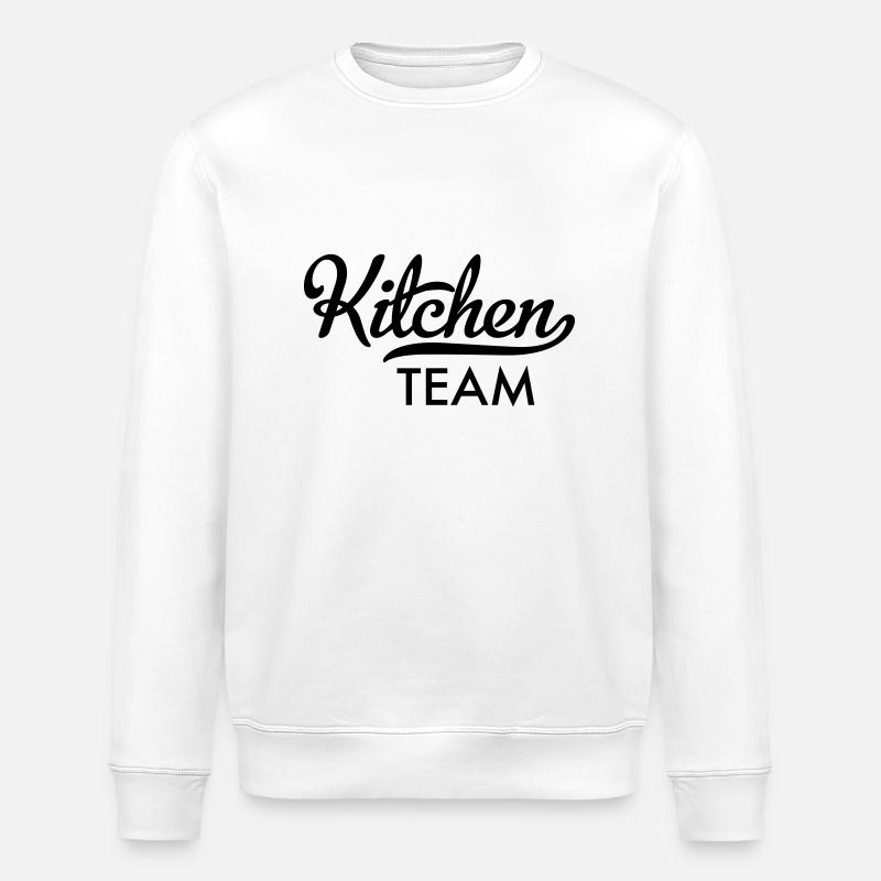 Team Kitchen - Stanley/Stella ROLLER Unisex Organic Sweatshirt - white