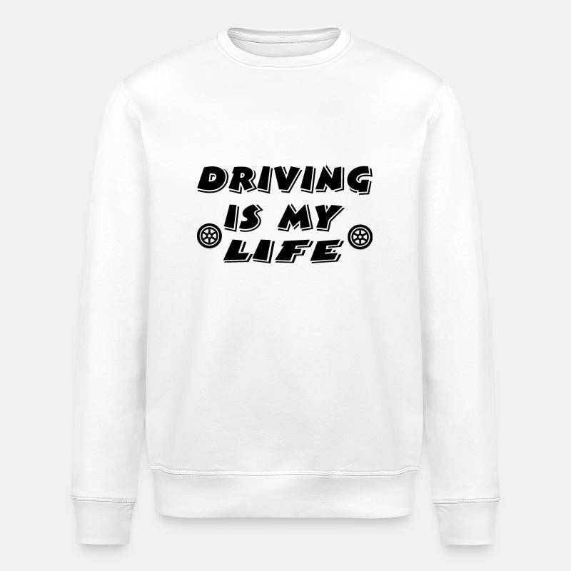 Voiture - Sweat bio ROLLER Stanley/Stella Unisexe - blanc