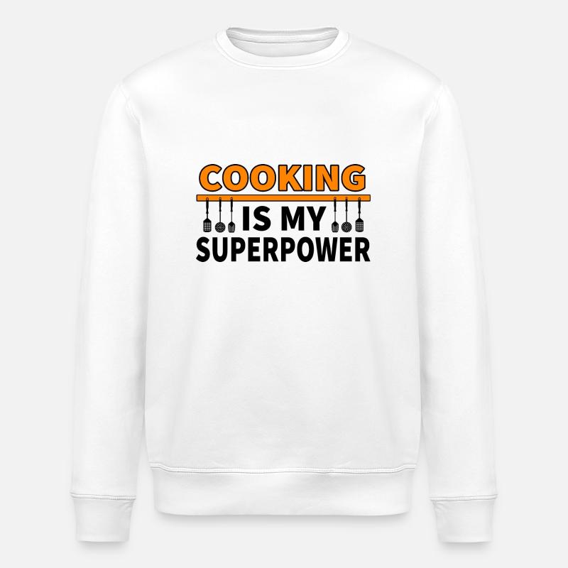 Cuire - Sweat bio ROLLER Stanley/Stella Unisexe - blanc