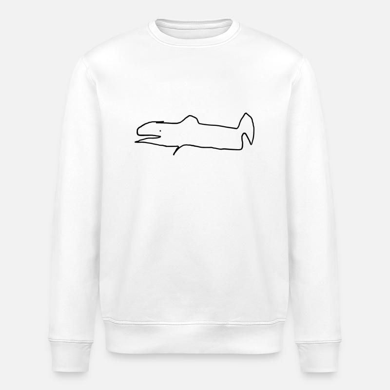 Forelle - Stanley/Stella Unisex Bio-Sweatshirt ROLLER - Weiß