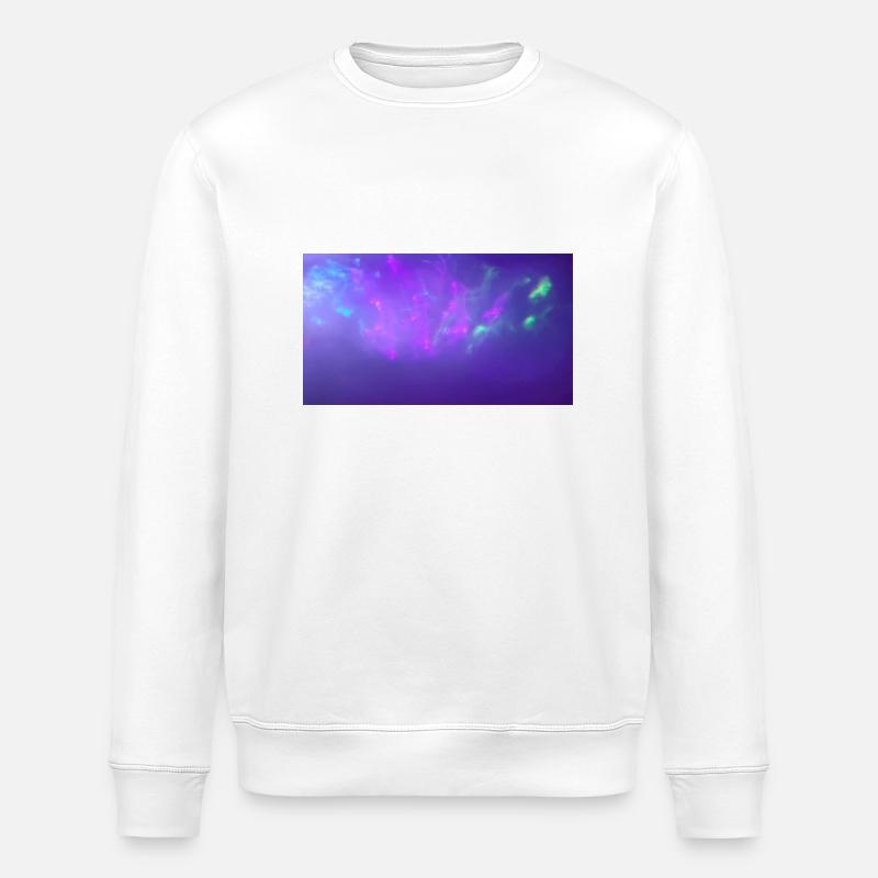 Neon Space - Stanley/Stella ROLLER Unisex Organic Sweatshirt - white