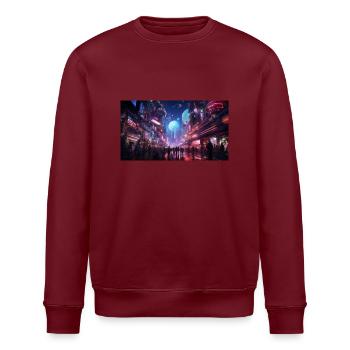 crowded place in tokyo rush hour - Stanley/Stella ROLLER Unisex Organic Sweatshirt - white - Front - Nik (191cm)