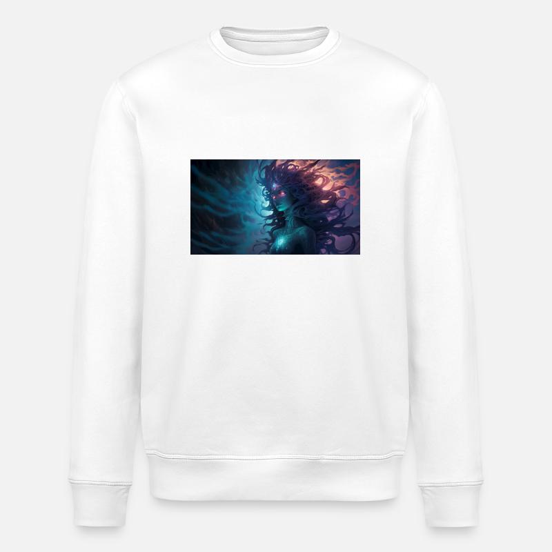 Femme Créature Sauvage - Sweat bio ROLLER Stanley/Stella Unisexe - blanc