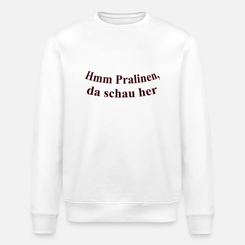 Pralinenleckerei - Stanley/Stella Unisex Bio-Sweatshirt ROLLER - Weiß