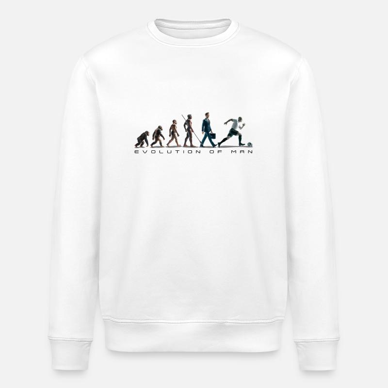 Evolution Football Artboard 1 Exemplaire - Sweat bio ROLLER Stanley/Stella Unisexe - blanc