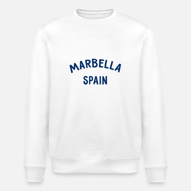 Marbella Spain Spanien Espana - Stanley/Stella Unisex Bio-Sweatshirt ROLLER - Weiß