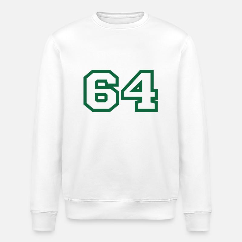 Numéro 64 sport - Sweat bio ROLLER Stanley/Stella Unisexe - blanc