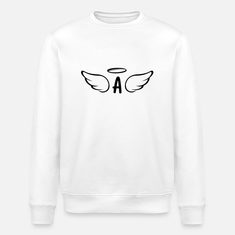 Engelsflügel-Brief - Stanley/Stella Unisex Bio-Sweatshirt ROLLER - Weiß