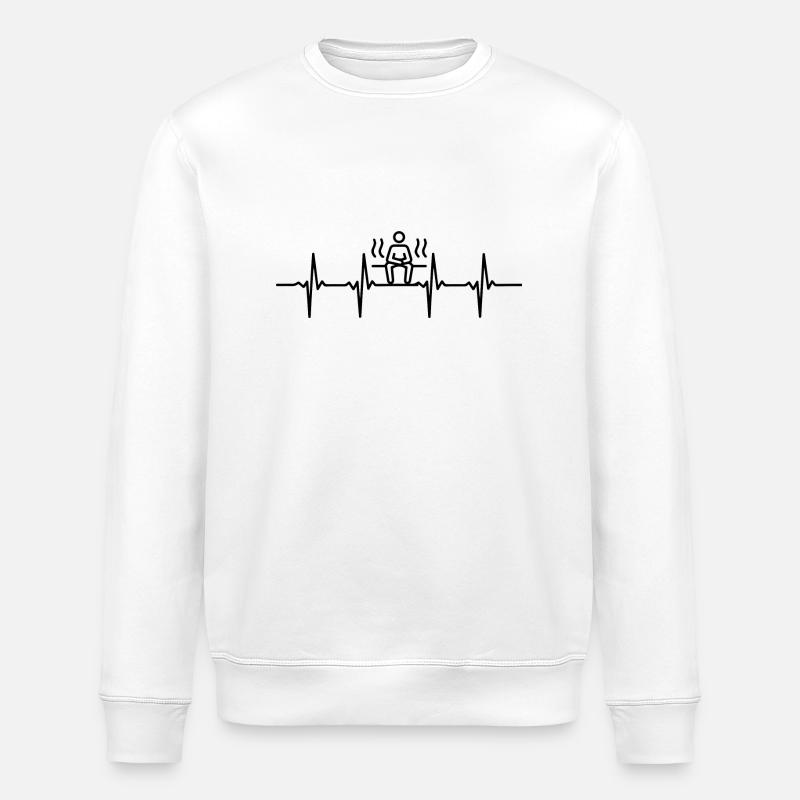 Sauna Wellness Spa - Stanley/Stella Unisex Bio-Sweatshirt ROLLER - Weiß