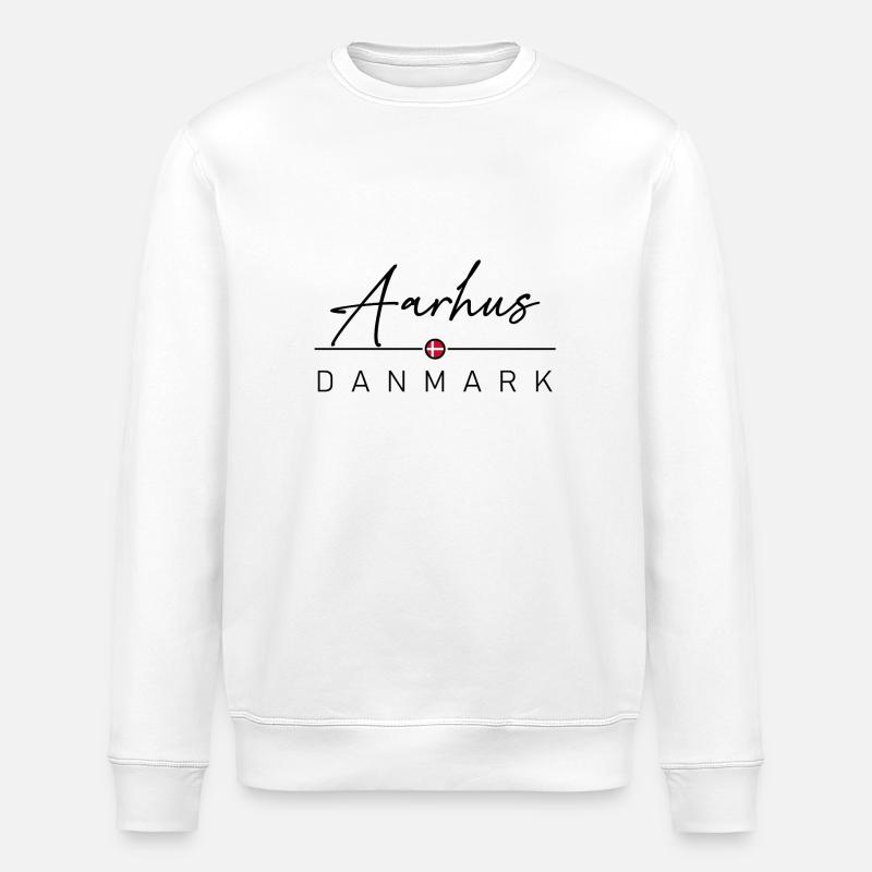 Dänemark - Aarhus - Denmark - Stanley/Stella Unisex Bio-Sweatshirt ROLLER - Weiß