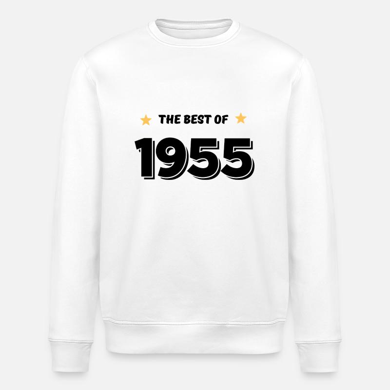 Das Beste von 1955 - Stanley/Stella Unisex Bio-Sweatshirt ROLLER - Weiß