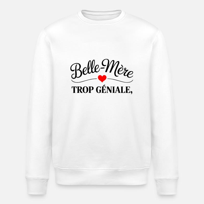 Stiefmutter zu toll - Stanley/Stella Unisex Bio-Sweatshirt ROLLER - Weiß