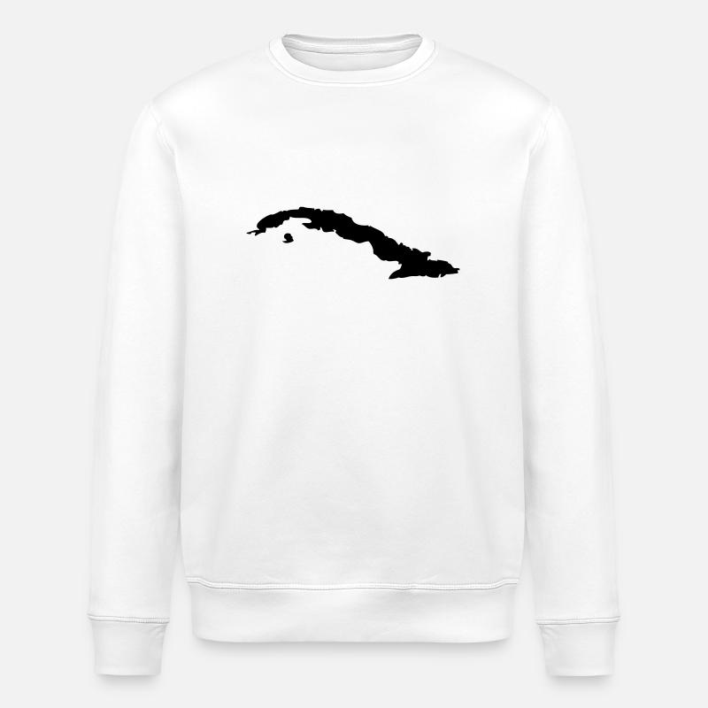 Cuba - Stanley/Stella Unisex Bio-Sweatshirt ROLLER - Weiß