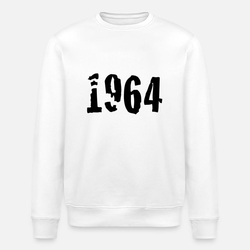 1964 - Stanley/Stella Unisex Bio-Sweatshirt ROLLER - Weiß