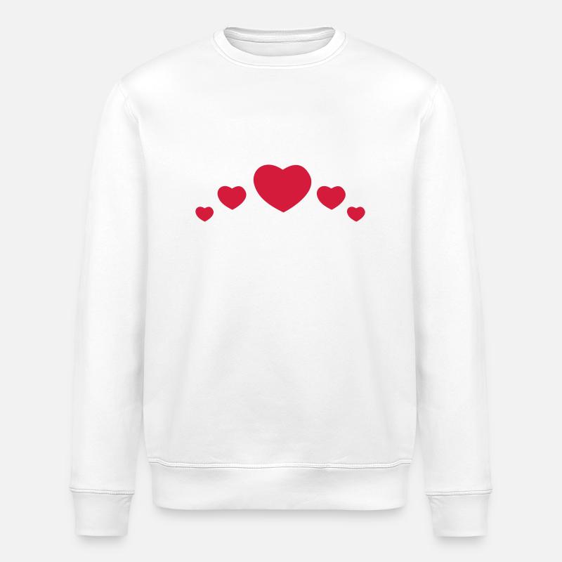 love - Stanley/Stella Unisex Bio-Sweatshirt ROLLER - Weiß