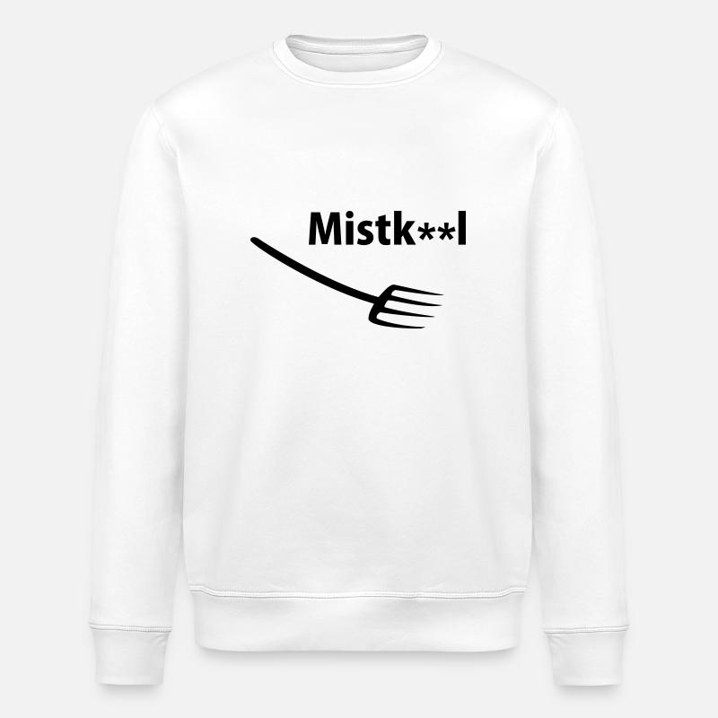 Pferd - Stanley/Stella ROLLER Unisex Organic Sweatshirt - white