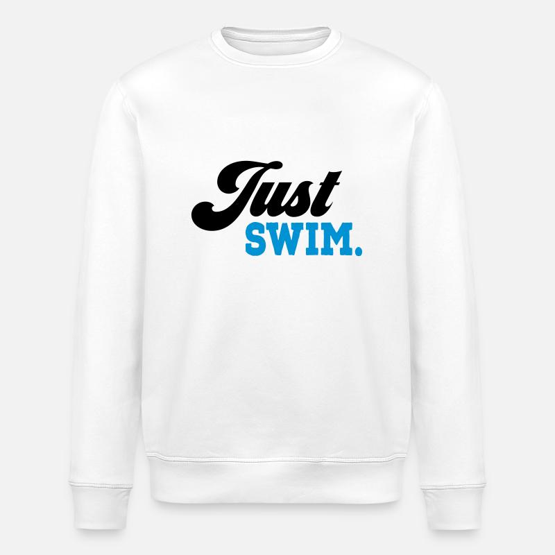 schwimmen - Stanley/Stella Unisex Bio-Sweatshirt ROLLER - Weiß