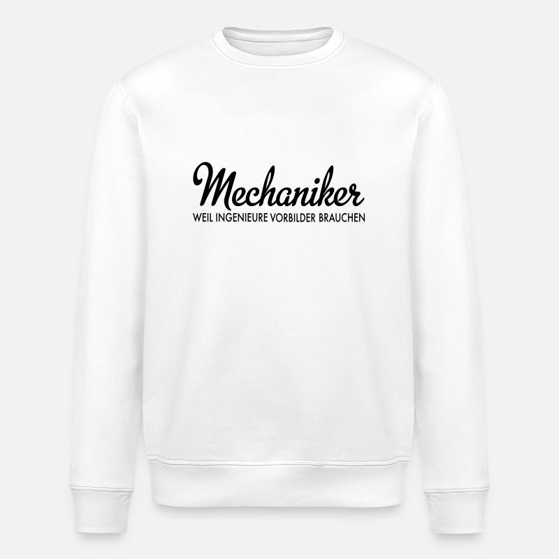 Mechaniker - Stanley/Stella Unisex Bio-Sweatshirt ROLLER - Weiß