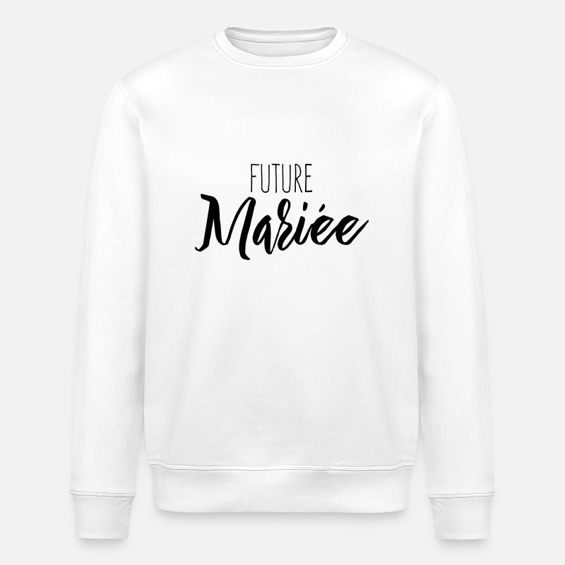 Future Mariée - Sweat bio ROLLER Stanley/Stella Unisexe - blanc