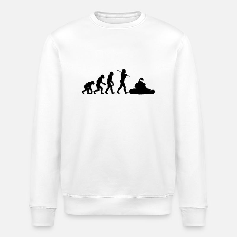 Karting Evolution - Sweat bio ROLLER Stanley/Stella Unisexe - blanc