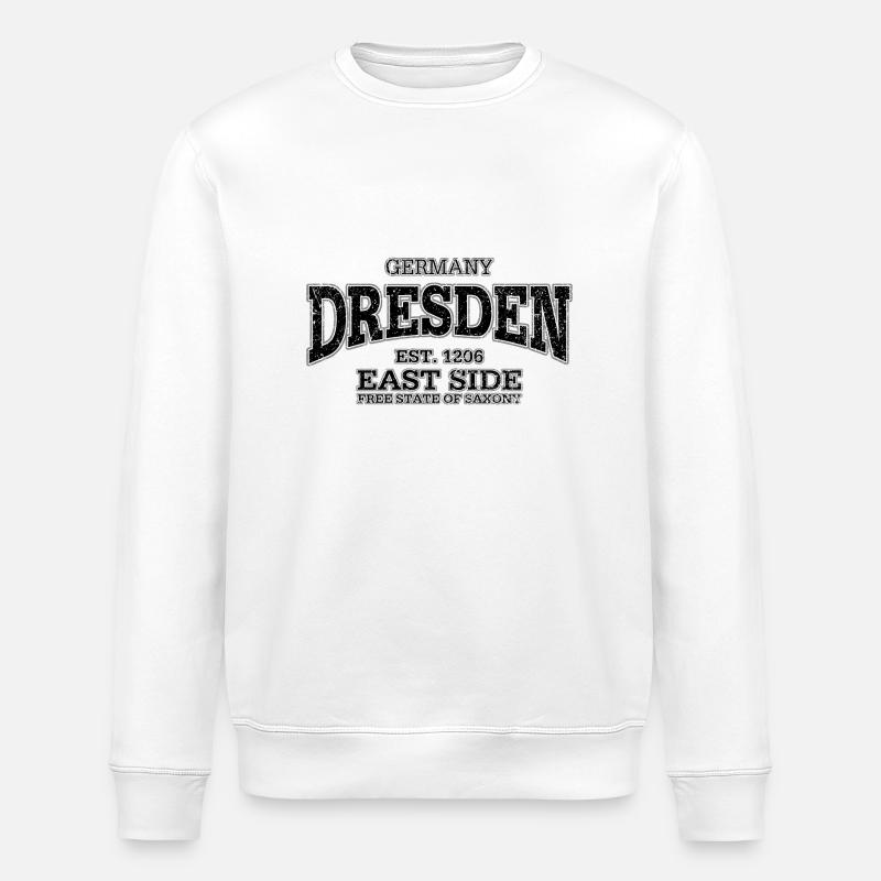 Dresden (black oldstyle) - Stanley/Stella Unisex Bio-Sweatshirt ROLLER - Weiß