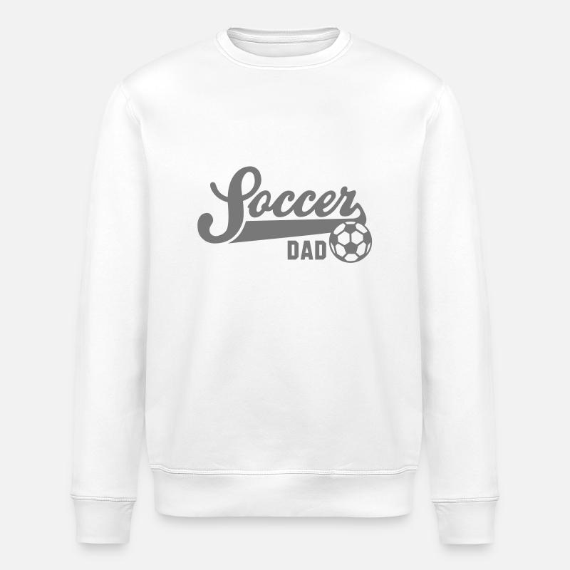 Soccer DAD - Stanley/Stella Unisex Bio-Sweatshirt ROLLER - Weiß