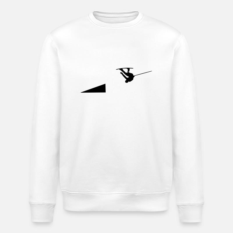 Wakeboarder/Wakeboard kicker summer 2012 - Sweat bio ROLLER Stanley/Stella Unisexe - blanc