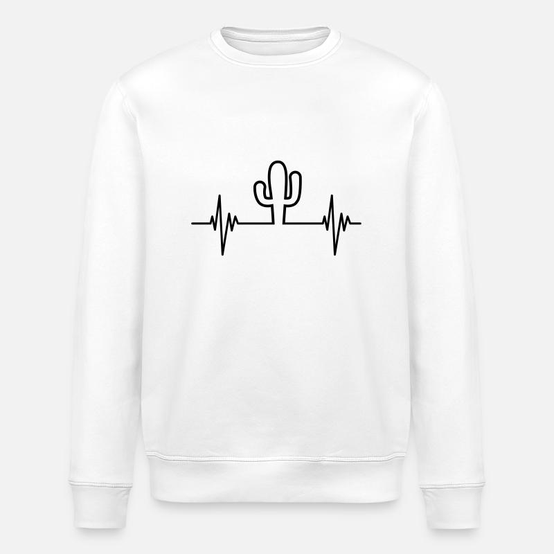 Cactus Pulse - Stanley/Stella Unisex Bio-Sweatshirt ROLLER - Weiß