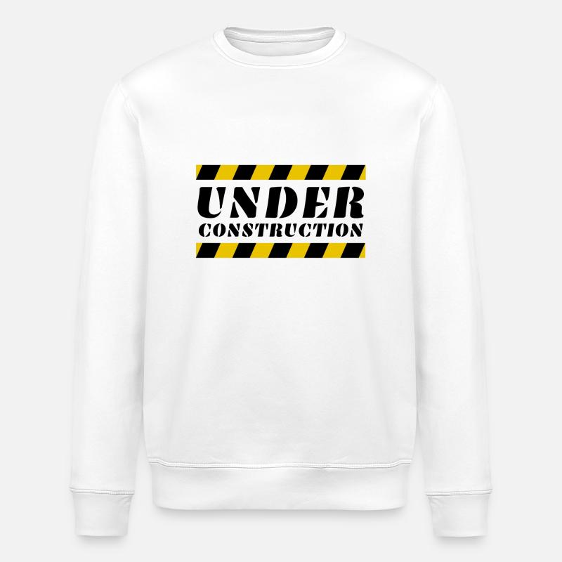 En construction - Sweat bio ROLLER Stanley/Stella Unisexe - blanc