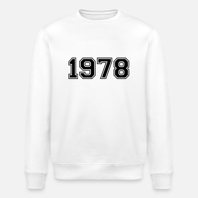 1978 - Sweat bio ROLLER Stanley/Stella Unisexe - blanc