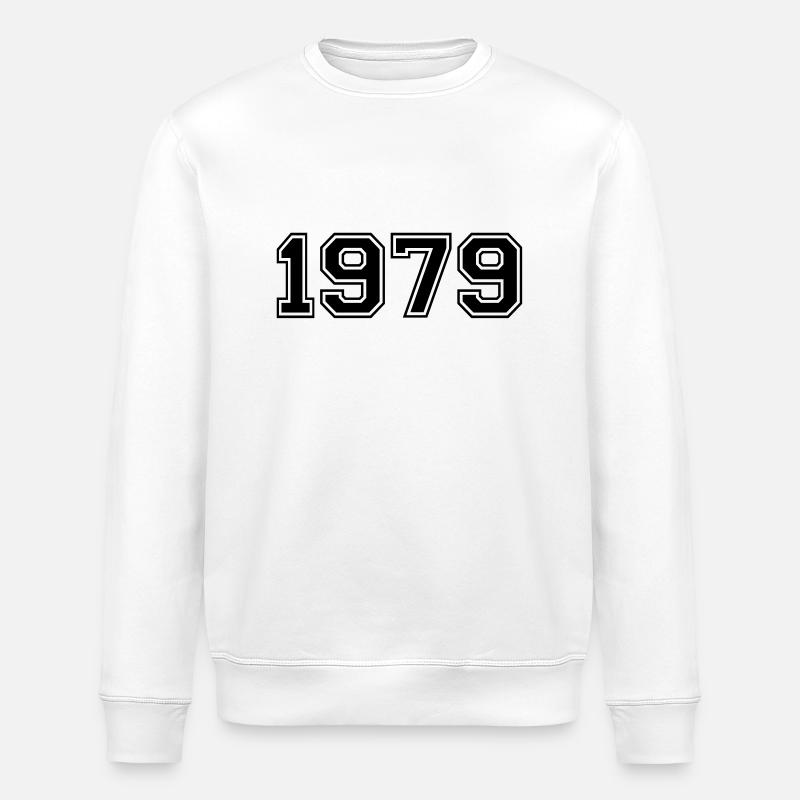 1979 - Stanley/Stella ROLLER Unisex Organic Sweatshirt - white
