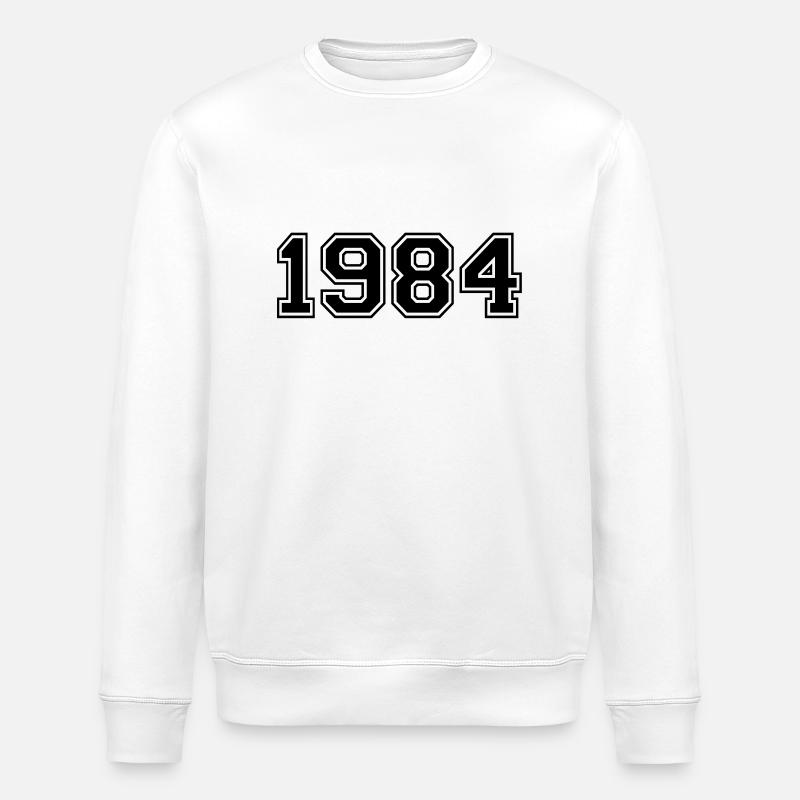 1984 - Stanley/Stella Unisex Bio-Sweatshirt ROLLER - Weiß