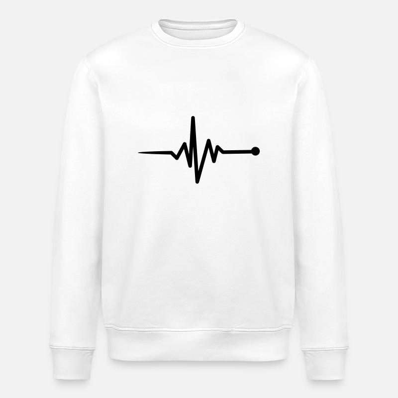 puls_beat_ekg_arzt__f1 - Sweat bio ROLLER Stanley/Stella Unisexe - blanc