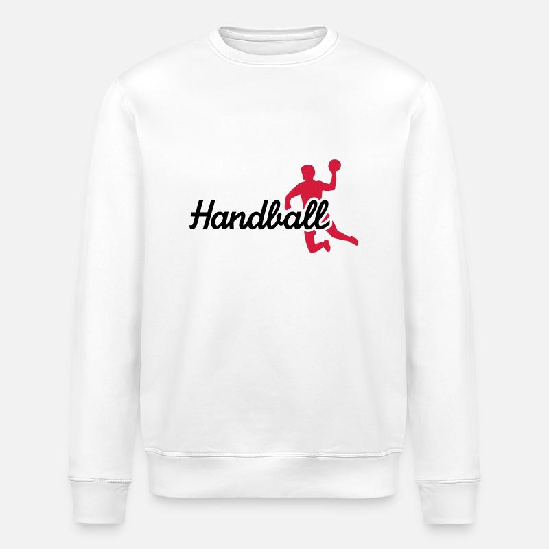 Handball - Stanley/Stella Unisex Bio-Sweatshirt ROLLER - Weiß