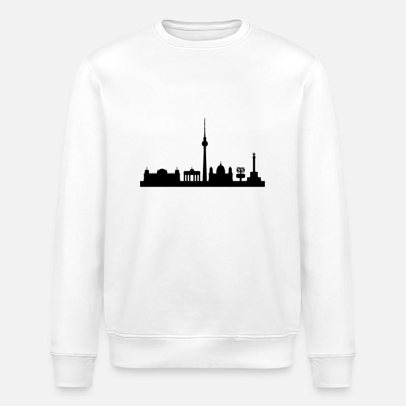 Berlin2 - Stanley/Stella ROLLER Unisex Organic Sweatshirt - white