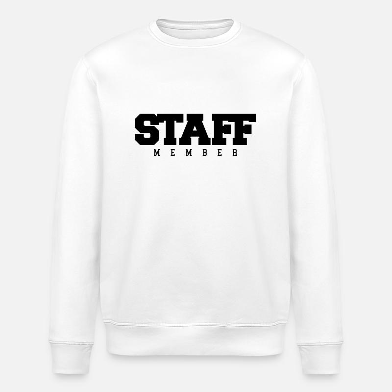 staff_member_lt1 - Stanley/Stella ROLLER Unisex Organic Sweatshirt - white