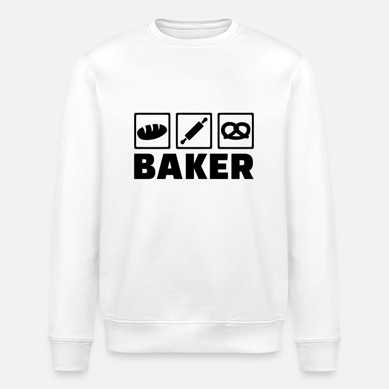 Baker - Sweat bio ROLLER Stanley/Stella Unisexe - blanc