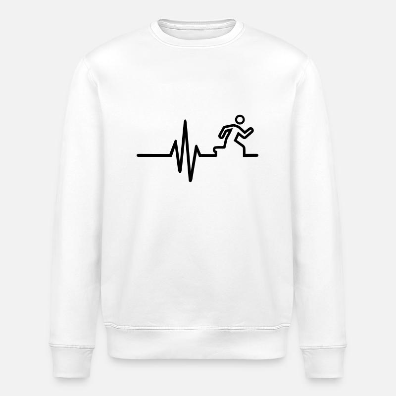 Running - Stanley/Stella ROLLER Unisex Organic Sweatshirt - white